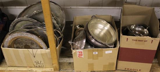 Quantity of silver plated ware
